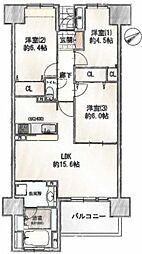 間取図画像 3LDK