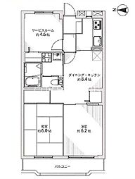 間取図画像 2SDK