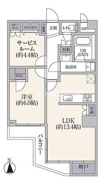 間取りを拡大表示