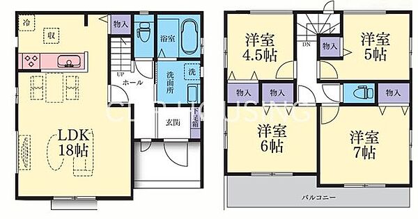 間取りを拡大表示