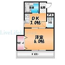 リブライフ北矢三 305 ｜ 徳島県徳島市北矢三町4丁目（賃貸マンション1DK・3階・28.00㎡） その2