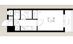 京王井の頭線 神泉駅 徒歩7分の賃貸マンション 10階1Kの間取り