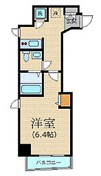 ヴェルト新宿イースト 1Kの間取図画像