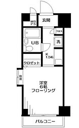 ニッシンパレステージ目白 1Kの間取図画像