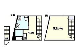 フォンス目白 1DKの間取図画像