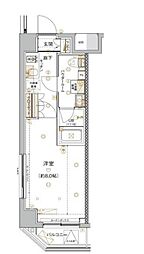 セジョリ早稲田ウエスト 1Kの間取図画像