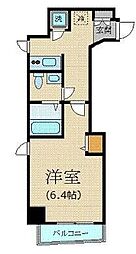 ヴェルト新宿イースト 1Kの間取図画像