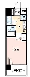 STATIONPLAZALoire東中野 1Kの間取図画像