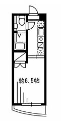 東京メトロ丸ノ内線 西新宿駅 徒歩8分の賃貸マンション 4階1Kの間取り