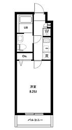 東京メトロ丸ノ内線 東高円寺駅 徒歩7分の賃貸マンション 1階1Kの間取り