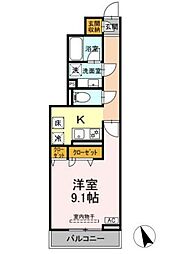 間取図画像 1K