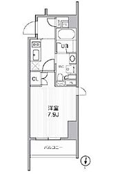 SEASONFLATS新高円寺 1Kの間取図画像