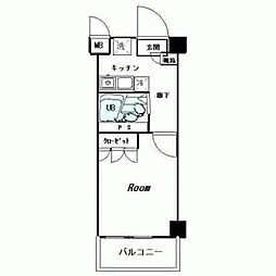 フェニックス桜上水 1Kの間取図画像