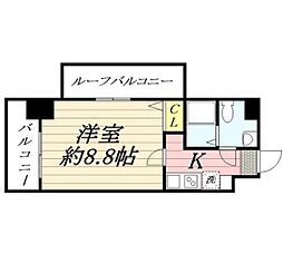 GRANPASEO高円寺南 1Kの間取図画像