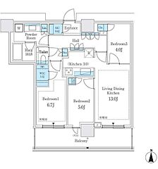 物件の間取り
