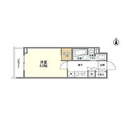 コンフォリア桜上水 1Kの間取図画像