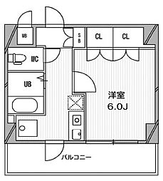 スペーシア高円寺2 1Kの間取図画像