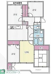 T’s garden横浜反町 3階4LDKの間取り