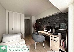 レアライズ武蔵小杉 4階1Kのリビング/ダイニング