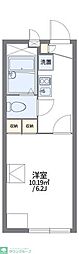 レオパレスMESA 1Kの間取図画像