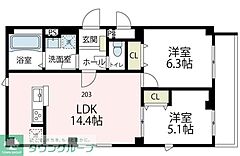 物件の間取り