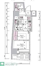 SYFORME SHINKOYASU 2Kの間取図画像