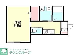 Luana 1Kの間取図画像