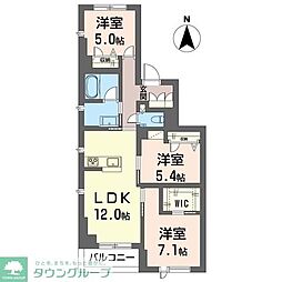 ドリームMH 3LDKの間取図画像