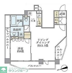 ステージグランデ本郷 1LDKの間取図画像