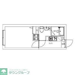 MAXIV CITY新江古田 1Kの間取図画像