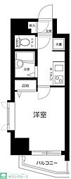 クレイス・プリンシア池袋 1Kの間取図画像