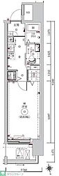 LUMEEDEKODA 1Kの間取図画像