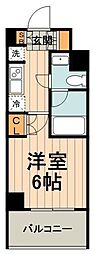 エスティメゾン千石 1Kの間取図画像