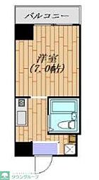 パレドール池袋 11階ワンルームの間取り