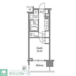 ＬａＳａｎｔｅ千駄木 3階1Kの間取り