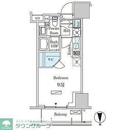 東京メトロ丸ノ内線 池袋駅 徒歩3分の賃貸マンション 7階ワンルームの間取り