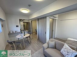 東京メトロ南北線 王子駅 徒歩4分の賃貸マンション 10階2LDKのリビング/ダイニング