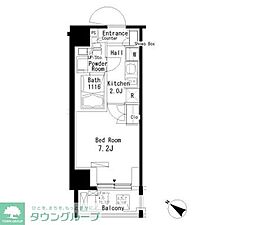 ParkAxis板橋本町弐番館 1Kの間取図画像