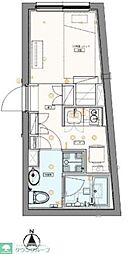 crostone大山 ワンルームの間取図画像