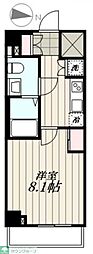 AXAS板橋区役所前 1Kの間取図画像