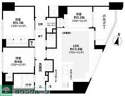 GREENPARK文京西片 3LDKの間取図画像