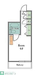 ドミ池田 ワンルームの間取図画像