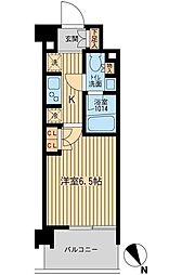 BLESS上池袋 1Kの間取図画像