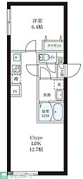 レピュア小石川レジデンスII 1LDKの間取図画像