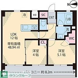 JR京浜東北・根岸線 蒲田駅 徒歩11分の賃貸アパート 1階2LDKの間取り