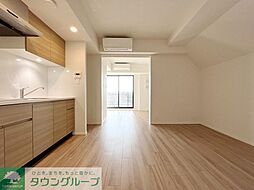 東急大井町線 北千束駅 徒歩3分の賃貸マンション 4階1SLDKのリビング/ダイニング