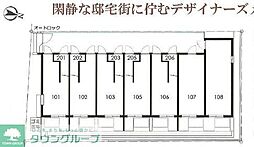 東急池上線 旗の台駅 徒歩5分の賃貸マンション 1階1DKの間取り
