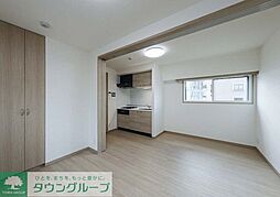 東急池上線 御嶽山駅 徒歩3分の賃貸マンション 5階2DKのリビング/ダイニング