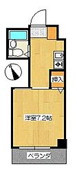 グレース北馬込 1Kの間取図画像