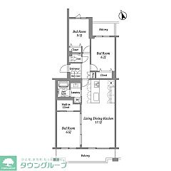 物件の間取り